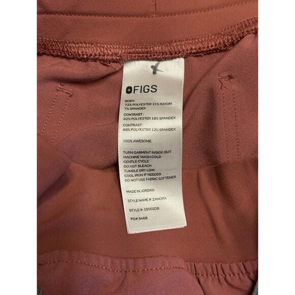 Figs Zamora Jogger Scrub Pants MAUVE Medium Petite - Picture 5 of 5